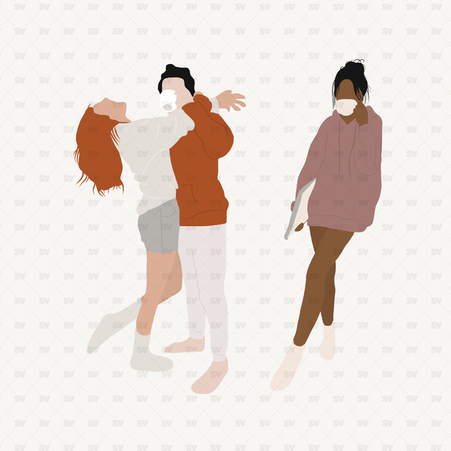 architecture people family vector png