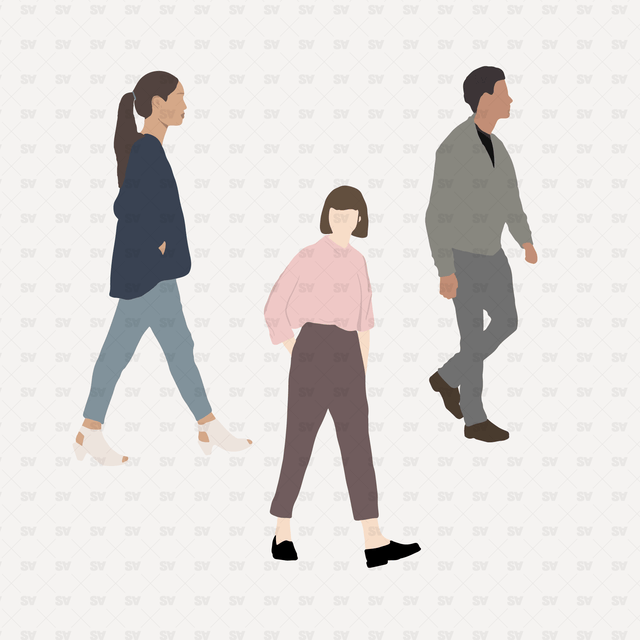 architecture vector people download