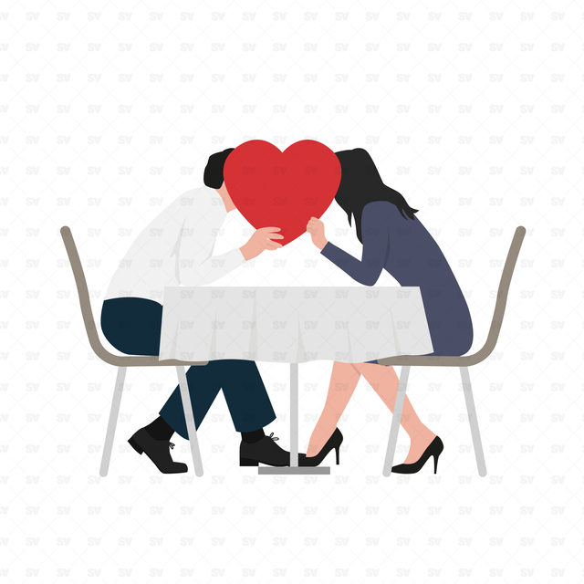 Vector, PNG People Eating in Front and Side View