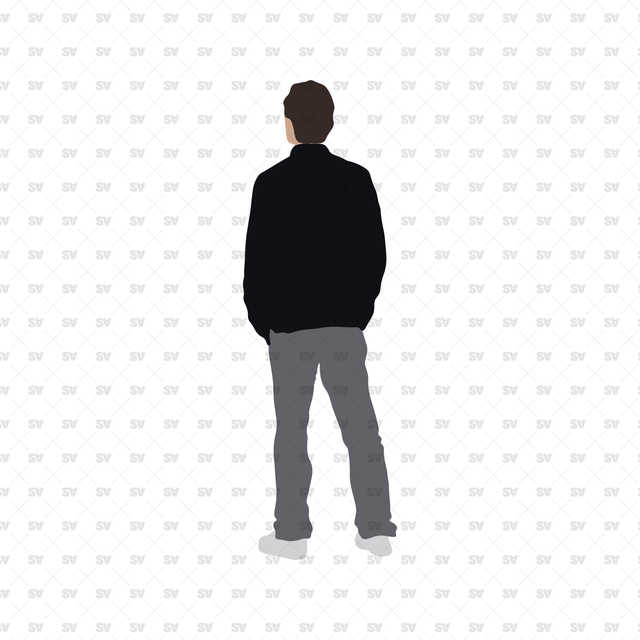 flat vector guy