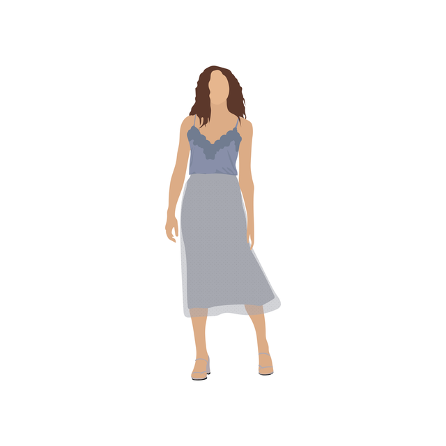 flat vector woman