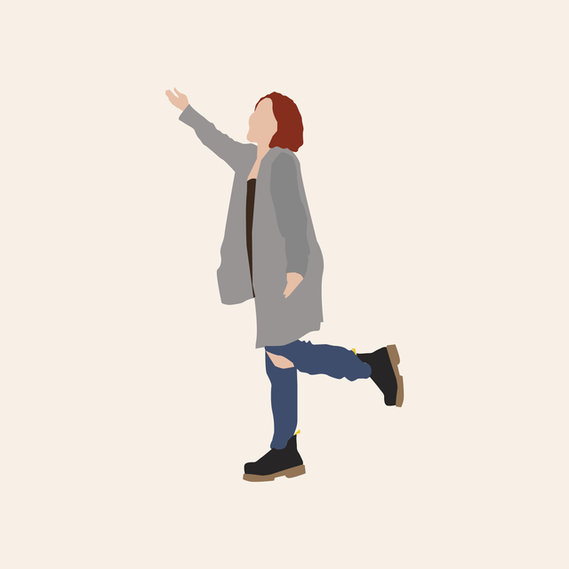 Flat vector cutout people