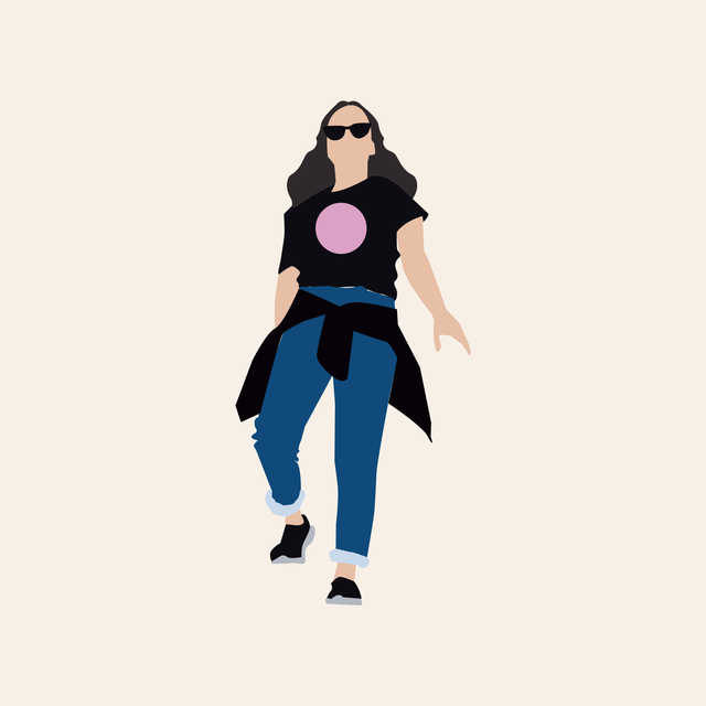 Flat vector cutout people