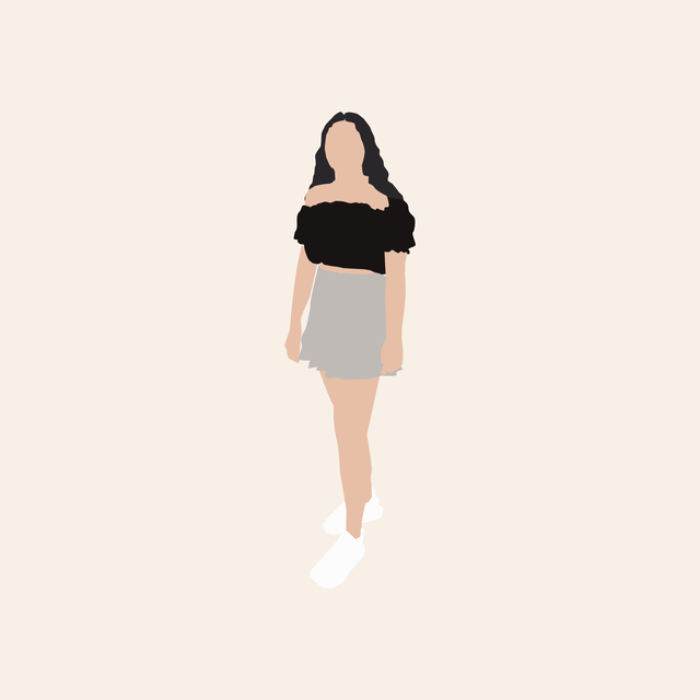 Flat vector cutout people