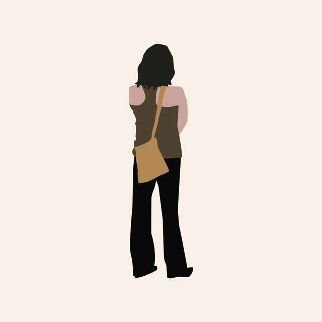 Flat vector cutout people