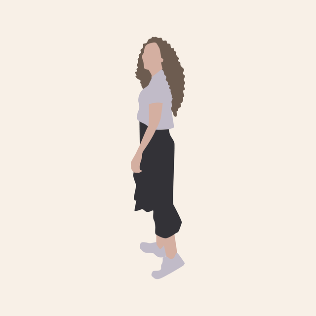 Flat vector cutout people