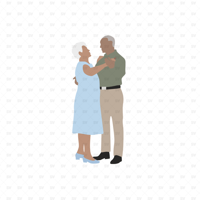 Flat Vector Black People