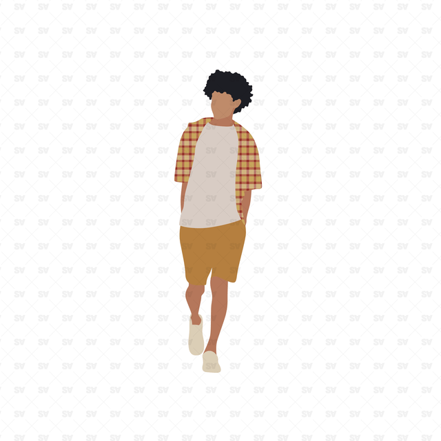 Vector Different Angles People