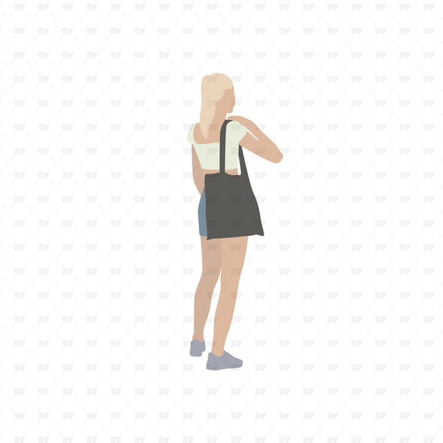 Vector Different Angles People