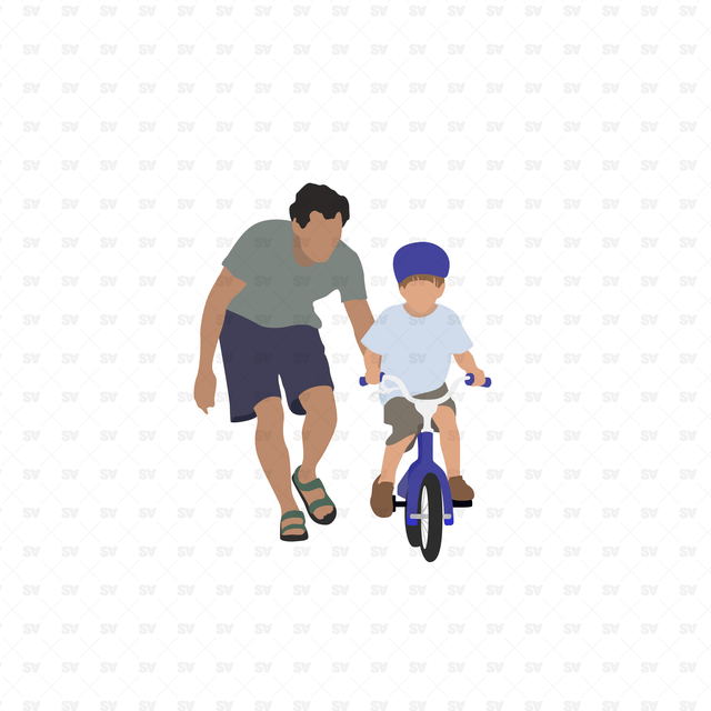 Flat Vector Family Time People