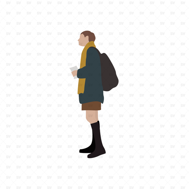 Flat Vector Museum People