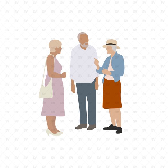 Flat Vector Social Interactions People