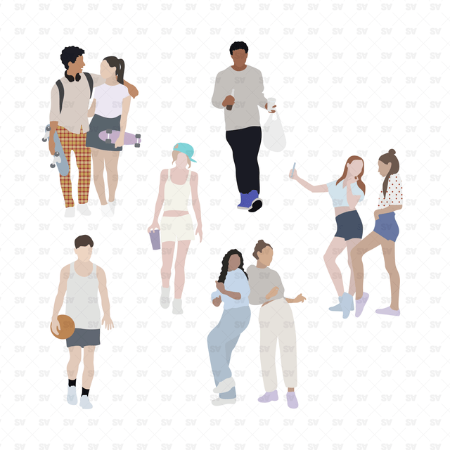 vector Teenagers