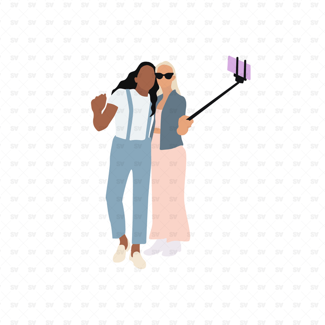 Flat Vector Tourists