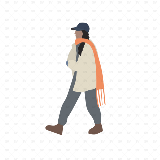 Vector Winter People