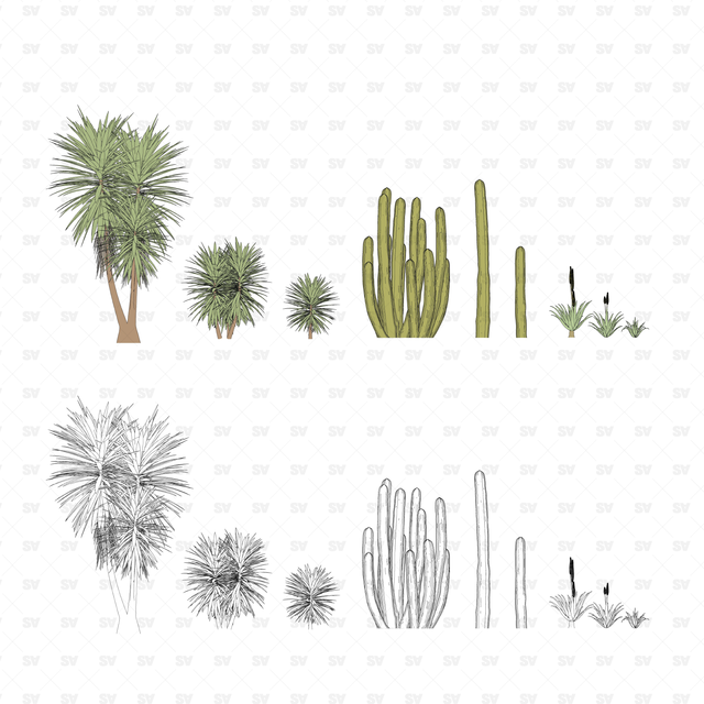 revit 3d plants trees download
