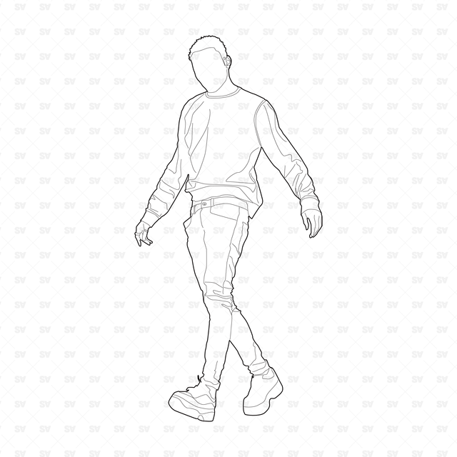 dwg cad vector people