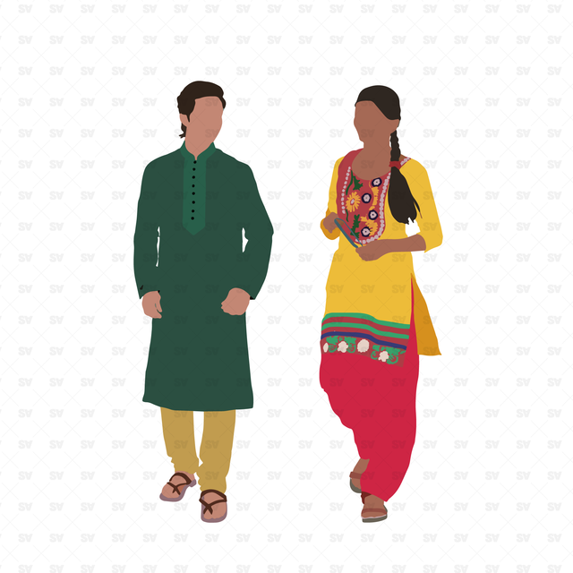indian people png vector