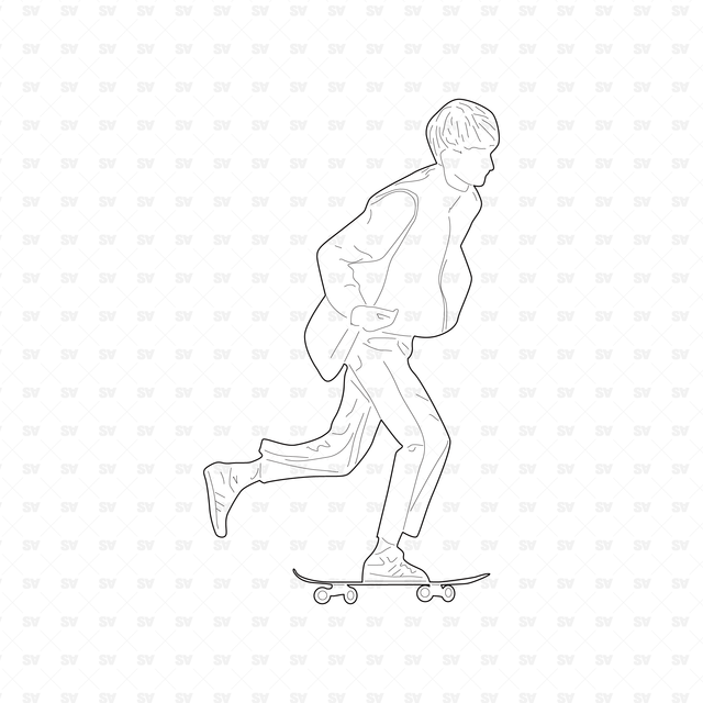 dwg cad vector people