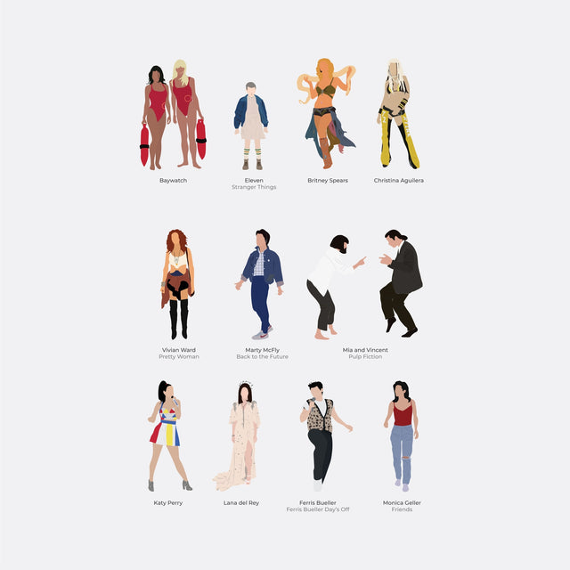 tv characters vector
