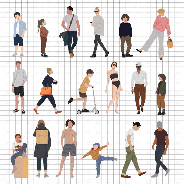flat vector people illustration