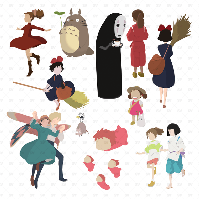 ghibli vector