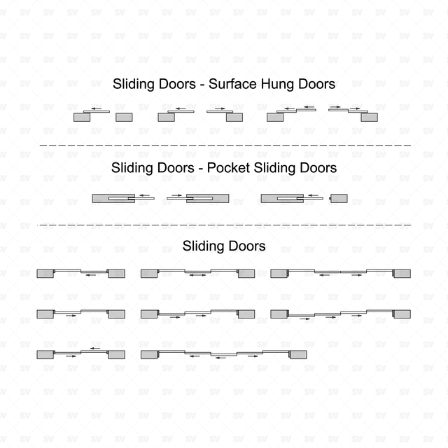 CAD, Vector Doors and Doorways Mega-Pack