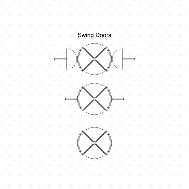 CAD, Vector Doors and Doorways Mega-Pack