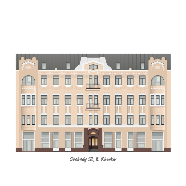 FREE! 25 PNG & Vector Façades of Ukrainian Buildings Damaged During the WAR