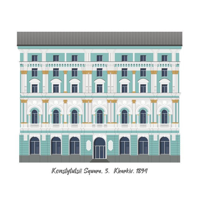 FREE! 25 PNG & Vector Façades of Ukrainian Buildings Damaged During the WAR