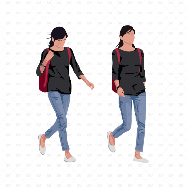 vector indian people