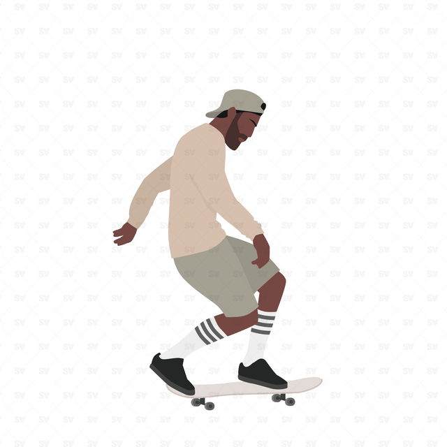 vector flat people ai png