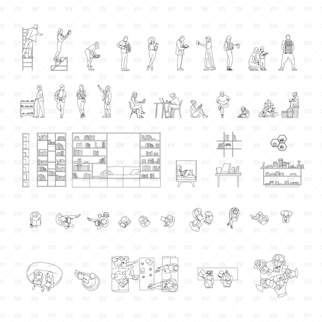 CAD & Vector Daily Public Life Mega Pack (3 in 1)
