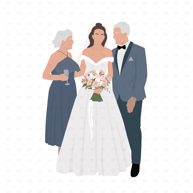 vector png bride