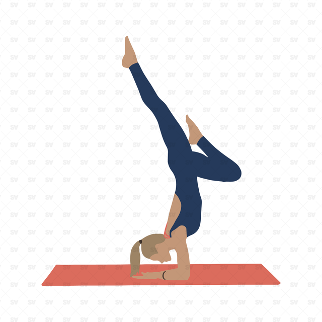vector yoga poses people png