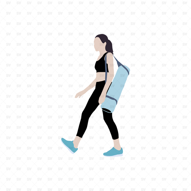 vector yoga poses people png