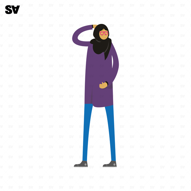 girl with hijab png