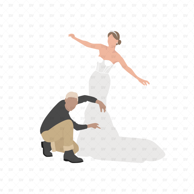 vector fashion designer wedding