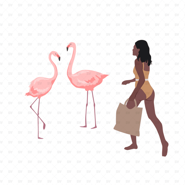 beach people vector