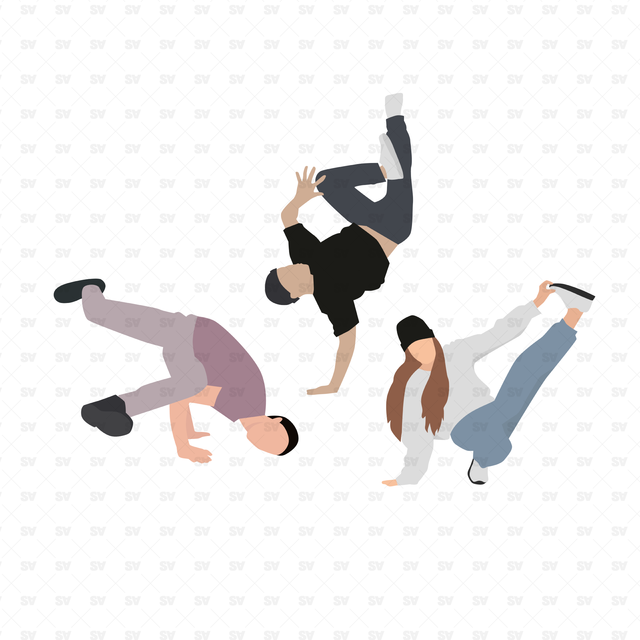 vector png dance illustrations hip hop