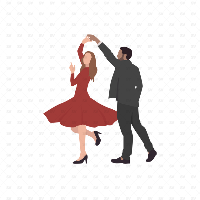 vector png dance illustrations couple