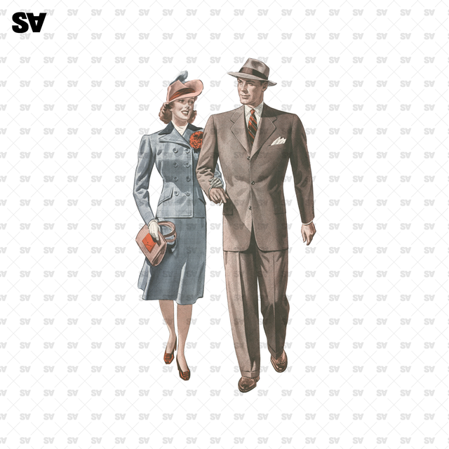 vintage cutouts people