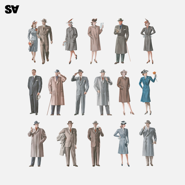 vintage cutouts people