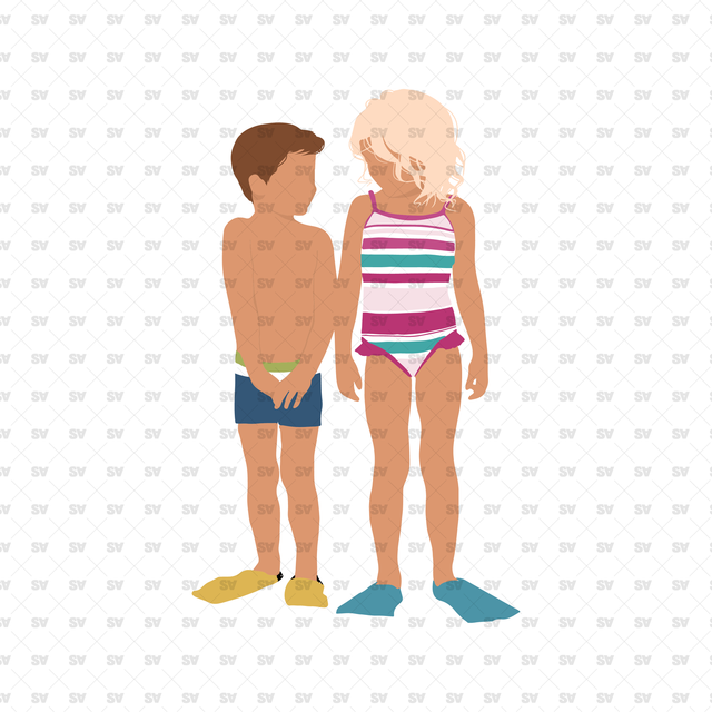 Pack 03 - Kids Flat Illustration-Vectors-Studio Alternativi