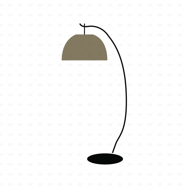 table lamp vector