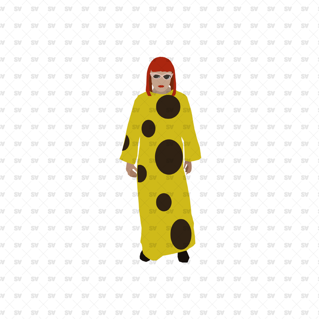 flat vector weird people