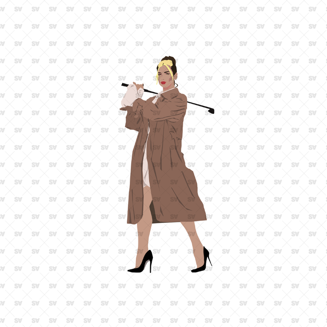 flat vector woman
