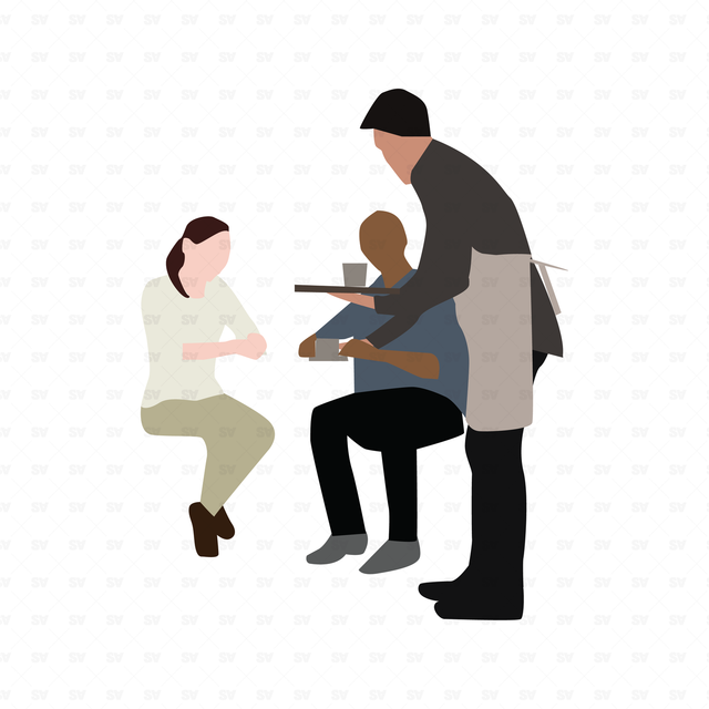 flat vector people