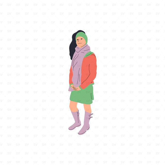 flat vector people illustrations