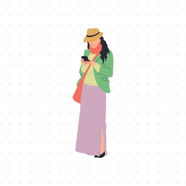 flat vector people illustrations